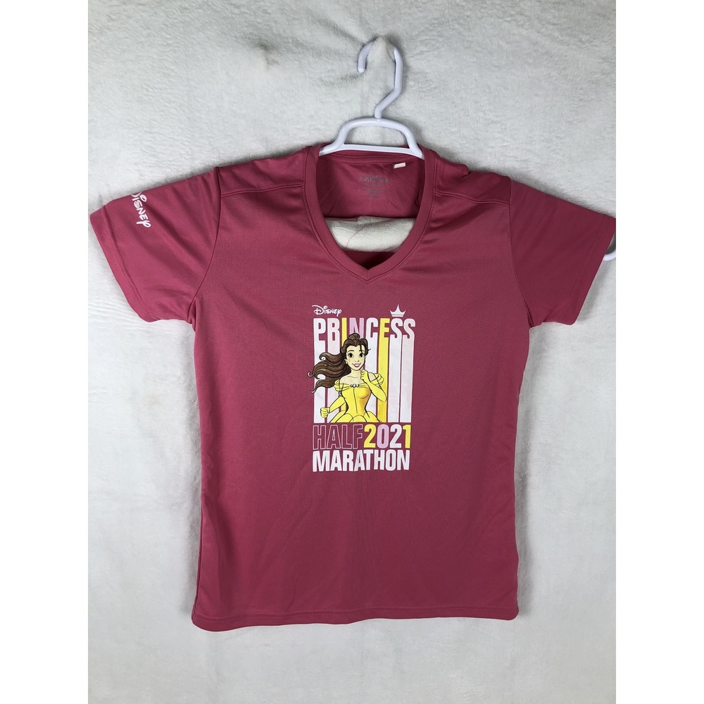 Disney Princess Half Marathon 2021 Shirt Womens Medium Pink runDisney Belle‎
